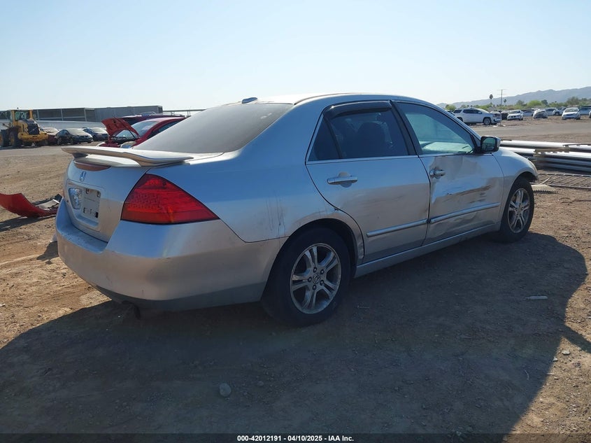 2006 HONDA ACCORD VIN: 1HGCM56876A091235