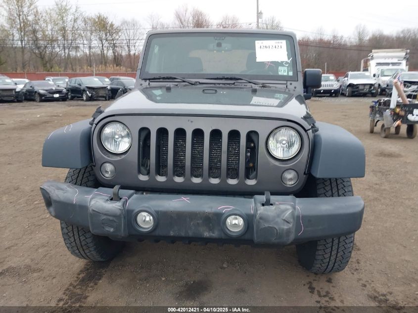 2018 Jeep Wrangler Jk Sport S 4X4 VIN: 1C4AJWAG4JL814846 Lot: 42012421