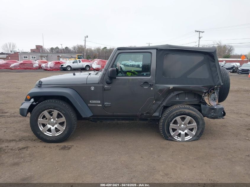 2018 Jeep Wrangler Jk Sport S 4X4 VIN: 1C4AJWAG4JL814846 Lot: 42012421