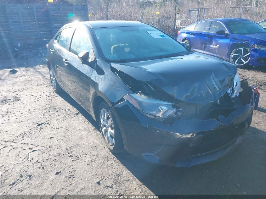 2015 Toyota Corolla Le VIN: 2T1BURHE7FC318469 Lot: 42012674