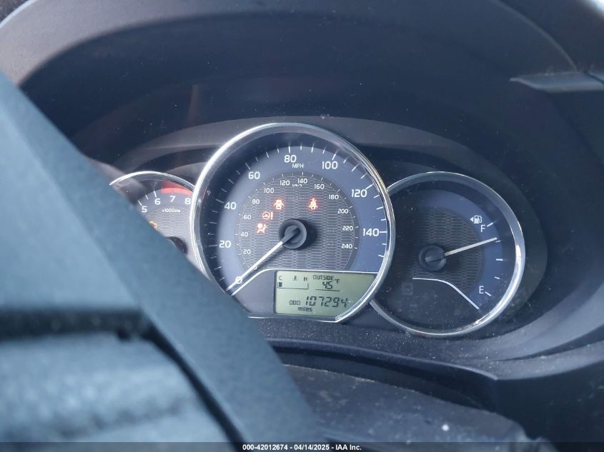 2015 Toyota Corolla Le VIN: 2T1BURHE7FC318469 Lot: 42012674