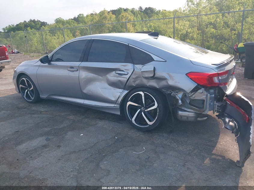 VIN 1HGCV1F35NA073910 2022 HONDA ACCORD SPORT