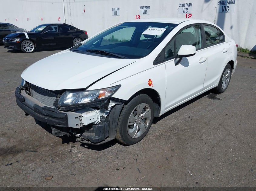 2013 HONDA CIVIC VIN: 19XFB2F58DE014440