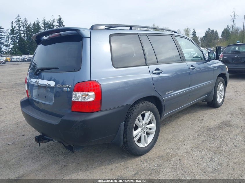 2006 TOYOTA HIGHLANDER VIN: JTEEW21A160025274
