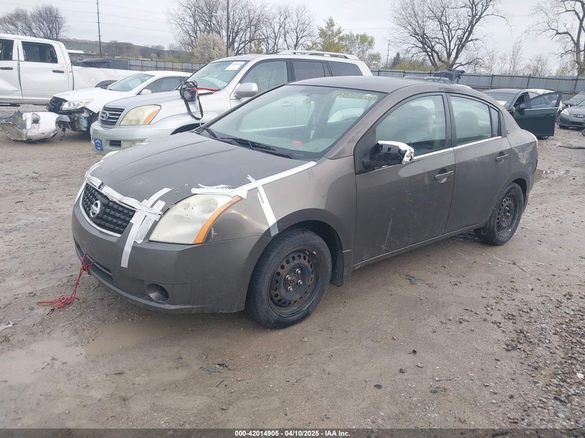 2008 NISSAN SENTRA VIN: 3N1AB61E08L678762