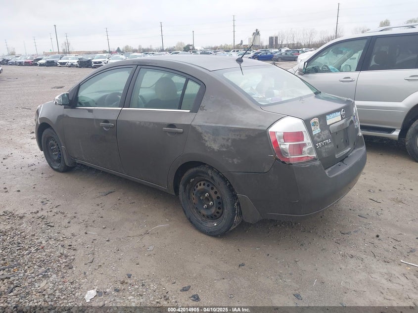 2008 NISSAN SENTRA VIN: 3N1AB61E08L678762