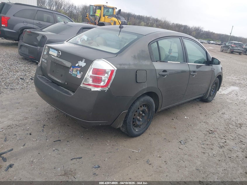 2008 NISSAN SENTRA VIN: 3N1AB61E08L678762