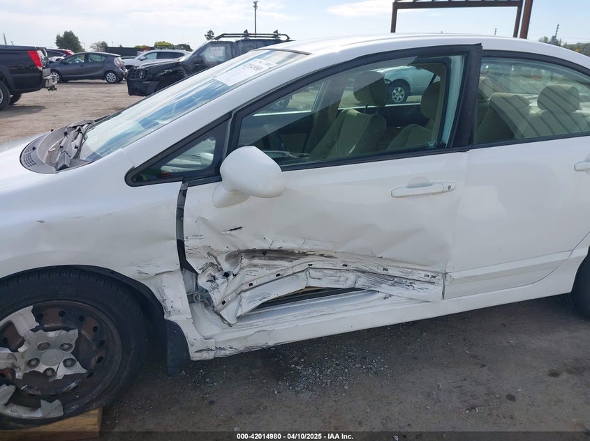 2008 HONDA CIVIC VIN: 2HGFA16538H339893