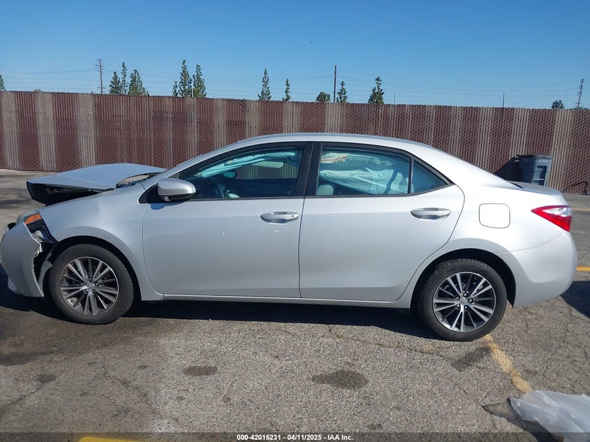2016 TOYOTA COROLLA VIN: 5YFBURHE7GP435129