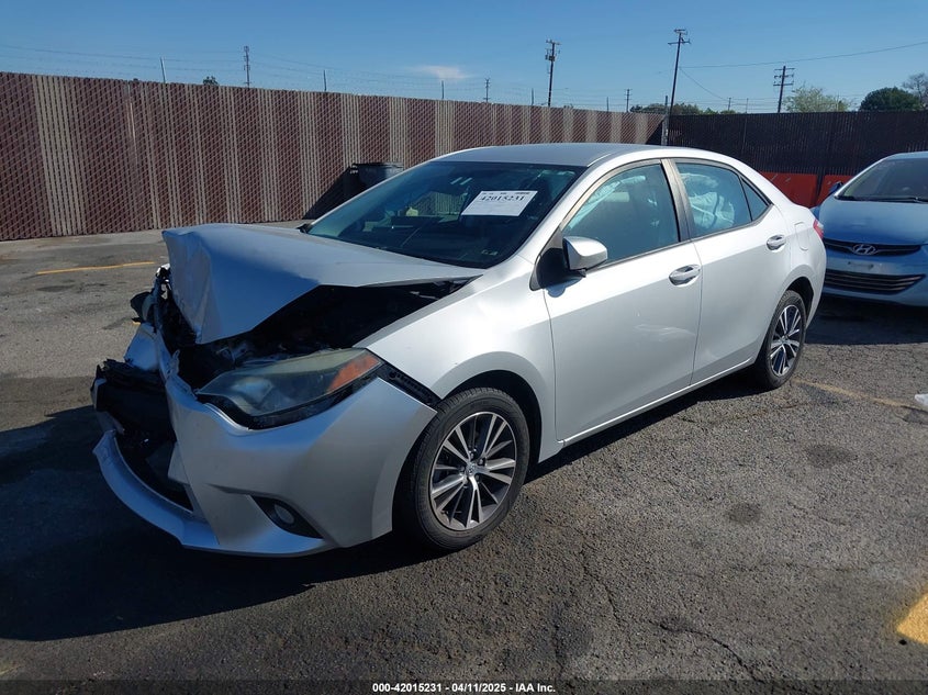 2016 TOYOTA COROLLA VIN: 5YFBURHE7GP435129