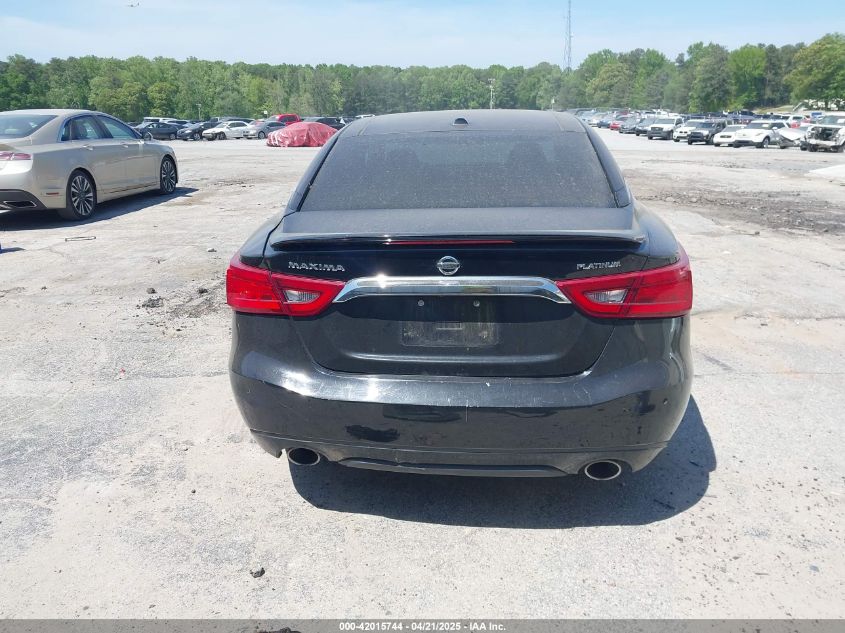 2017 Nissan Maxima 3.5 Platinum VIN: 1N4AA6AP0HC434256 Lot: 42015744