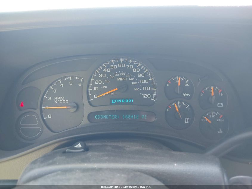 2004 Chevrolet Avalanche 1500 VIN: 3GNEC12T64G205437 Lot: 42015815