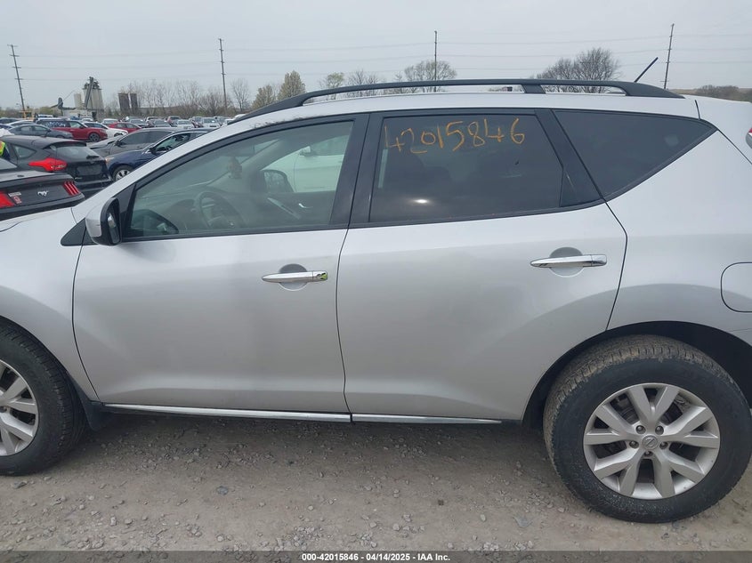 2014 Nissan Murano Sv VIN: JN8AZ1MU6EW416687 Lot: 42015846