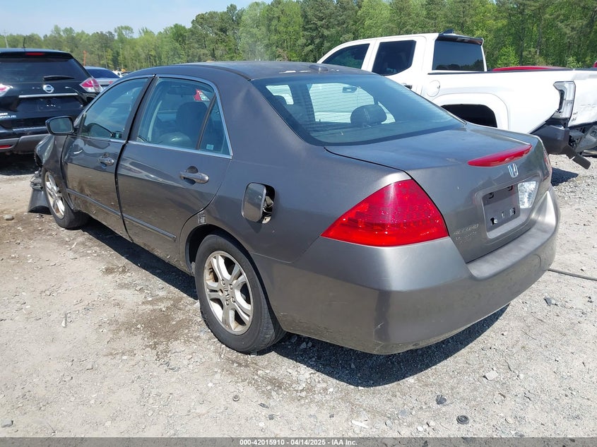 2006 HONDA ACCORD VIN: 1HGCM56836A037205