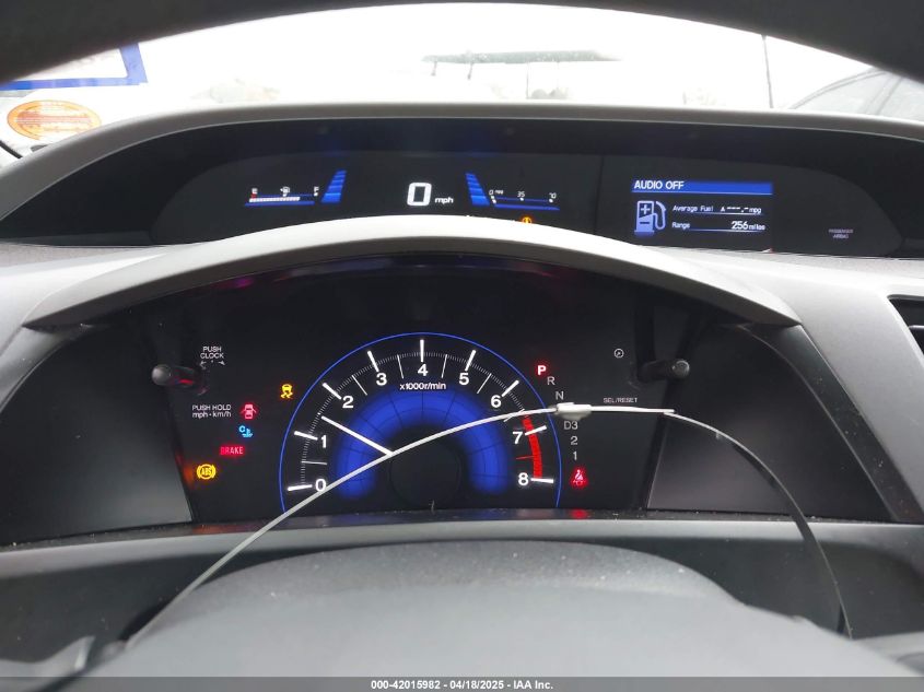 2012 Honda Civic Ex VIN: 19XFB2F89CE035550 Lot: 42015982