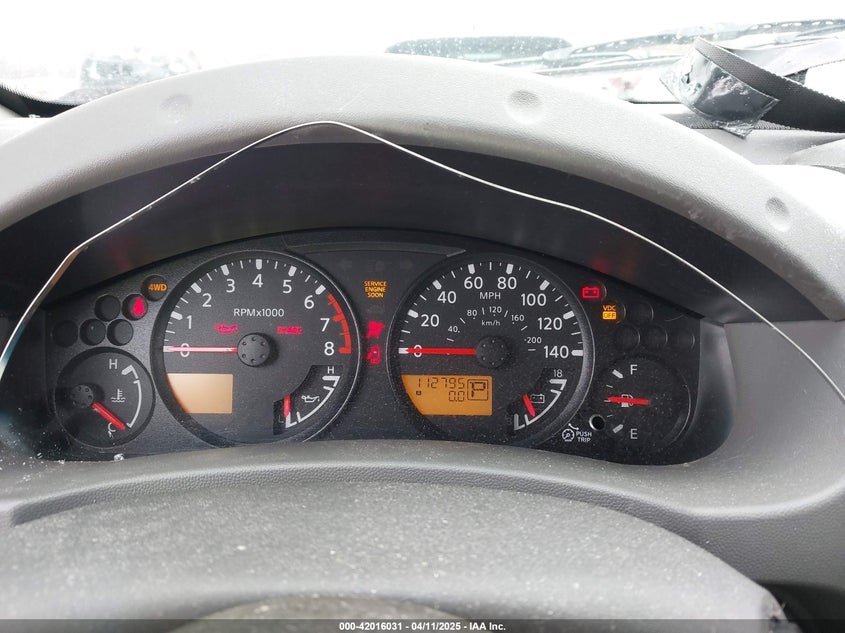 2011 NISSAN XTERRA VIN: 5N1AN0NWXBC500523