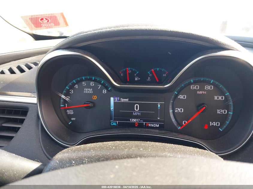 2018 CHEVROLET IMPALA VIN: 2G11X5SA8J9109633