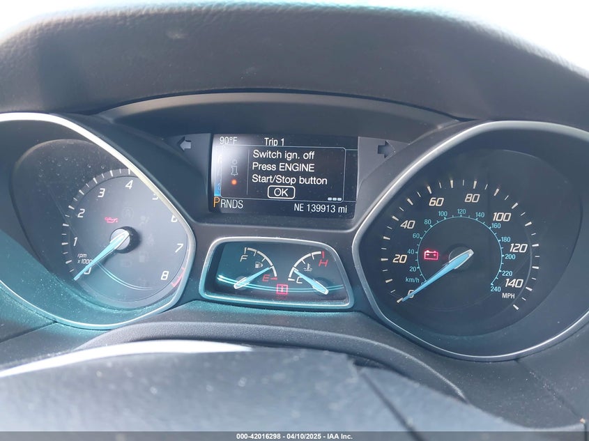 2014 FORD FOCUS VIN: 1FADP3N25EL299389