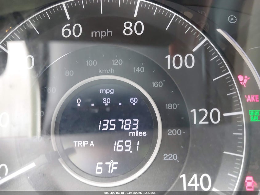 2016 HONDA CR-V EX-L - 5J6RM3H71GL010280