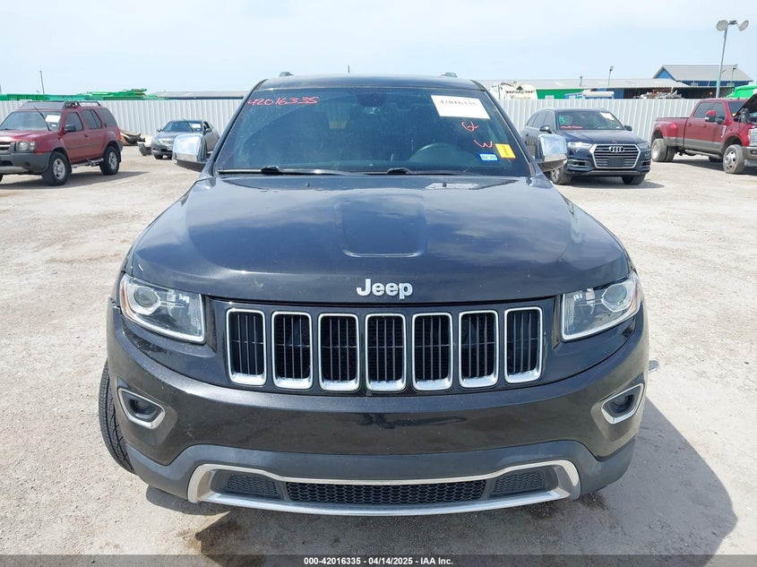 2016 JEEP GRAND CHEROKEE VIN: 1C4RJEBG7GC306567