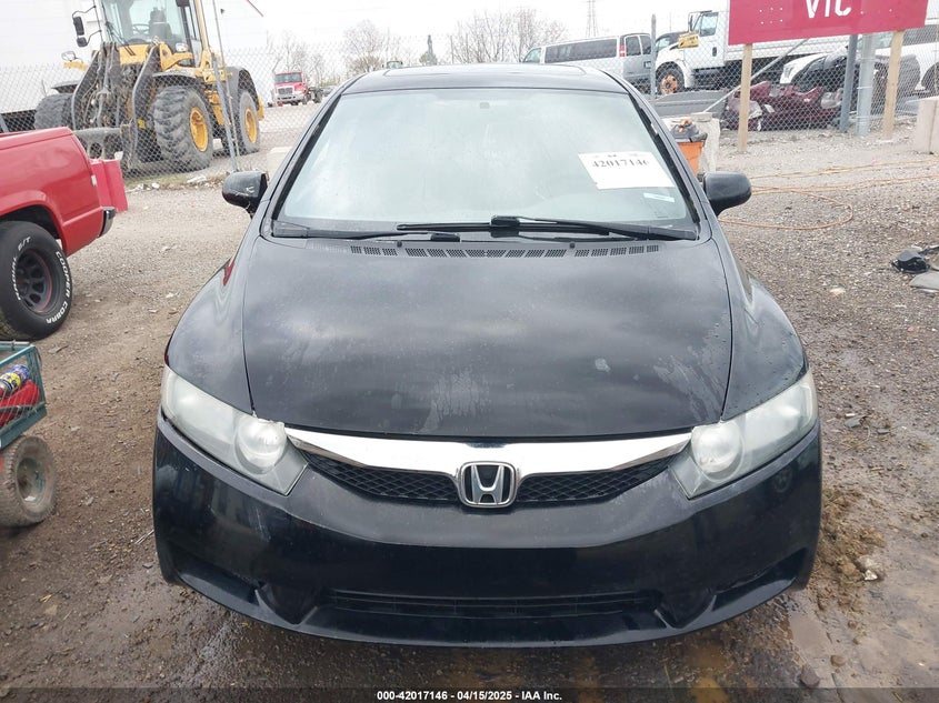 2009 HONDA CIVIC VIN: 19XFA16839E018135