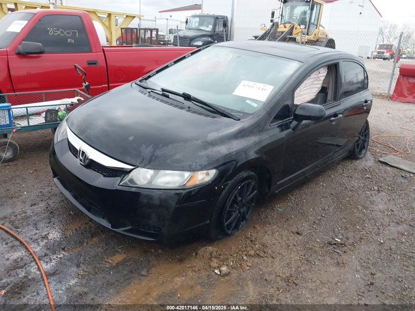 2009 HONDA CIVIC VIN: 19XFA16839E018135