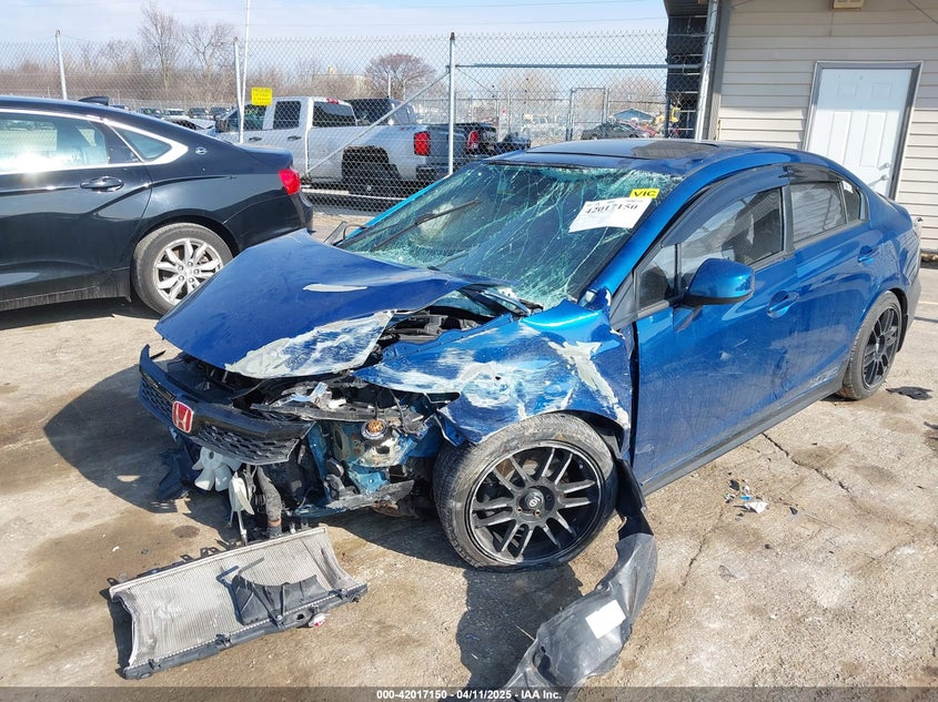 2013 HONDA CIVIC VIN: 2HGFB6E54DH706287