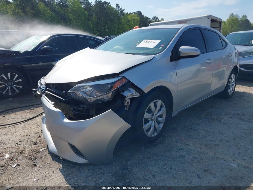 2016 TOYOTA COROLLA VIN: 2T1BURHE3GC483680