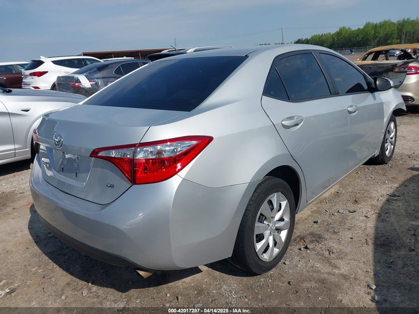 2016 TOYOTA COROLLA VIN: 2T1BURHE3GC483680