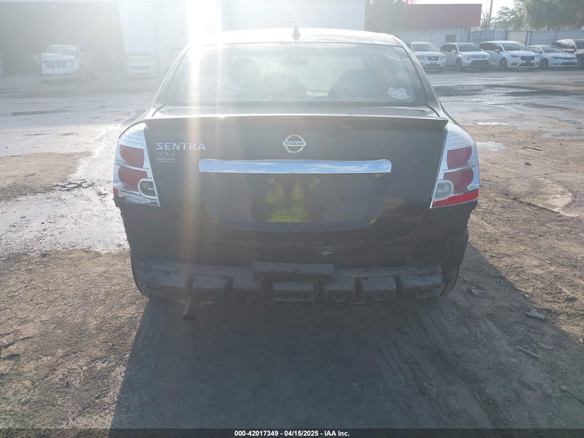 2012 NISSAN SENTRA VIN: 3N1AB6AP3CL607582