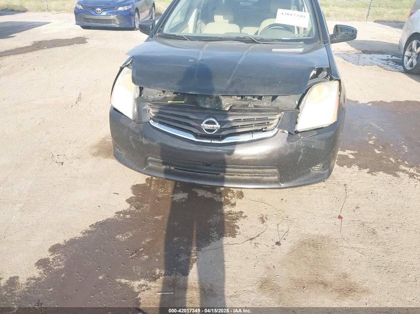 2012 NISSAN SENTRA VIN: 3N1AB6AP3CL607582