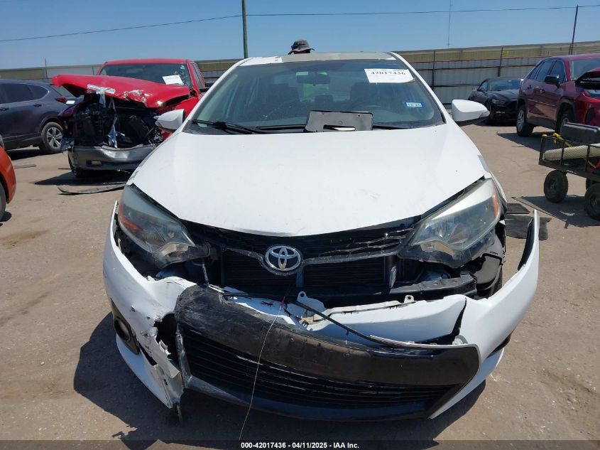 2015 Toyota Corolla S Plus VIN: 5YFBURHE6FP194744 Lot: 42017436