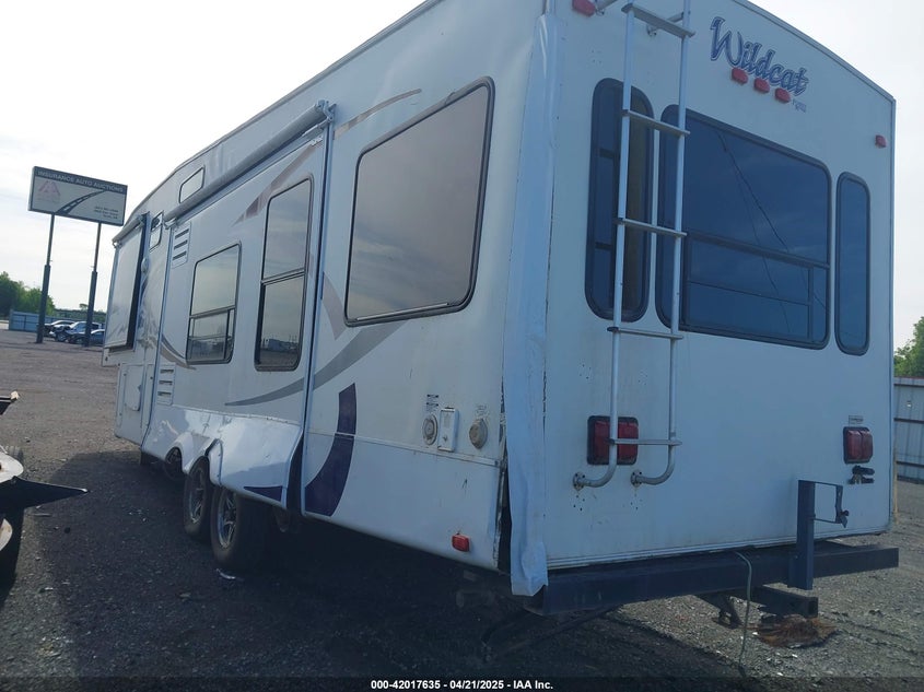 Vin: 4x4fwcf23av021961, lot: 42509186, forest river wildcat 20103