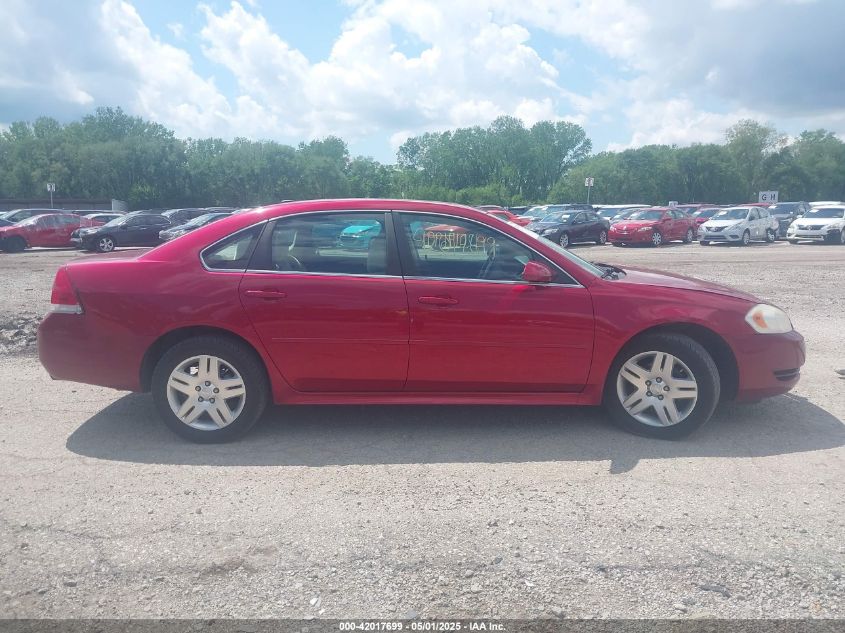 2013 Chevrolet Impala Lt VIN: 2G1WG5E36D1255387 Lot: 42017699