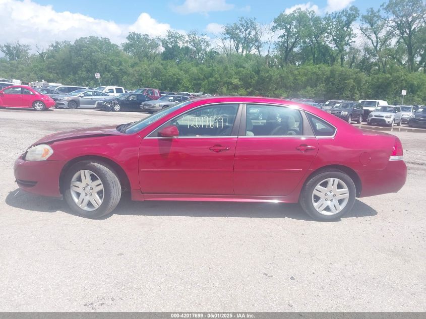 2013 Chevrolet Impala Lt VIN: 2G1WG5E36D1255387 Lot: 42017699