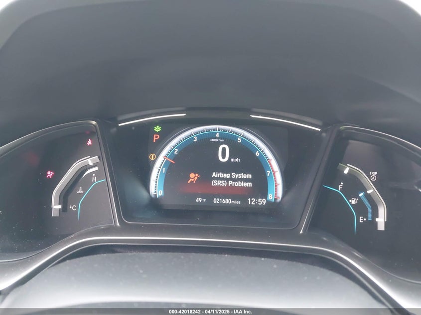 VIN SHHFK7H67MU205259 2021 HONDA CIVIC EX