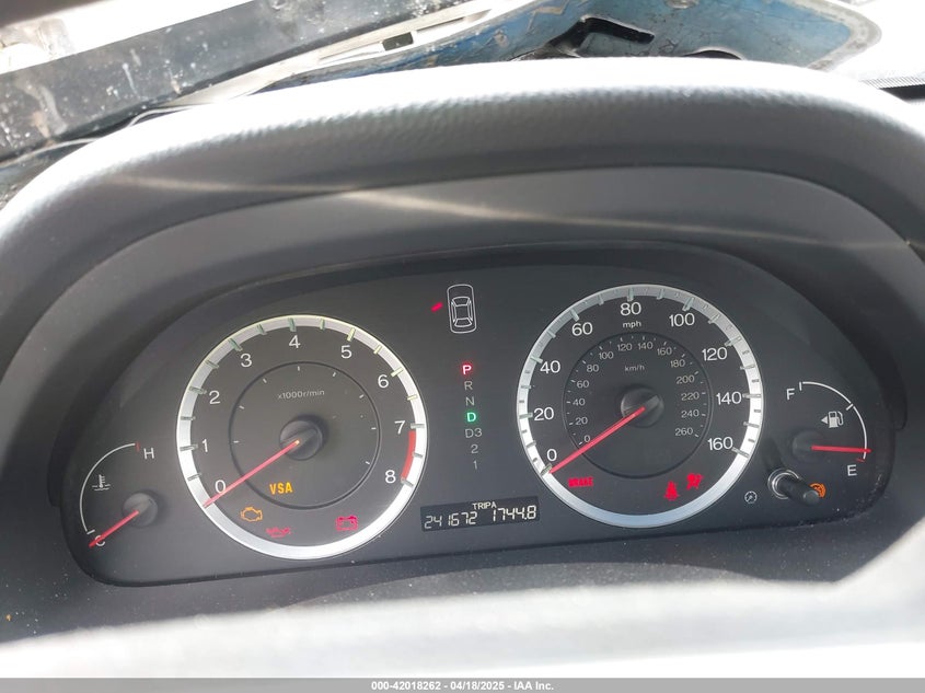 2008 HONDA ACCORD VIN: 1HGCP26748A018467