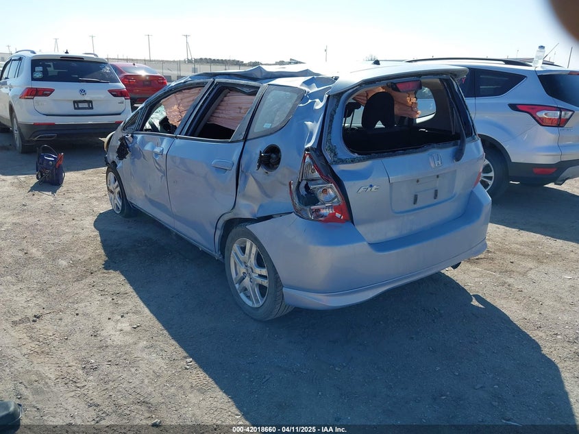 2008 HONDA FIT VIN: JHMGD38608S014170