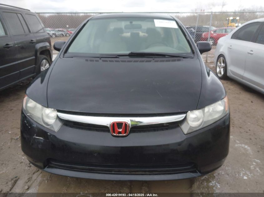 2006 Honda Civic VIN: 18GFA16536L047614 Lot: 42019193