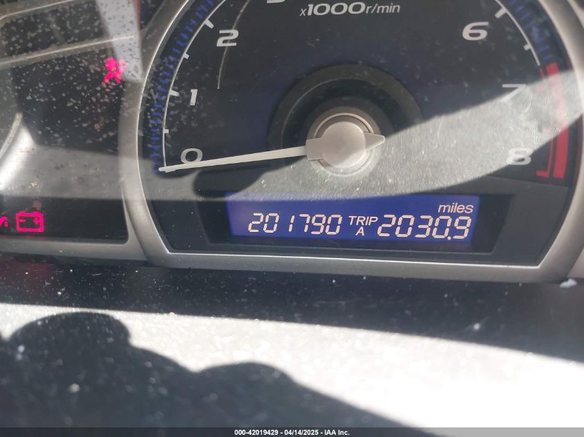 2010 Honda Civic Vp VIN: 2HGFA1F36AHF72977 Lot: 42019429