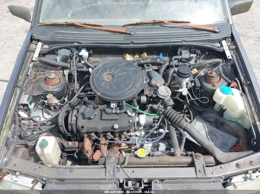 1989 Subaru Justy Dl VIN: JF1KA72A5KB714272 Lot: 42019508