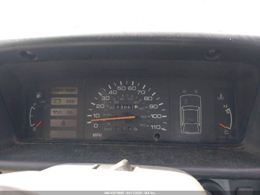 1989 Subaru Justy Dl VIN: JF1KA72A5KB714272 Lot: 42019508