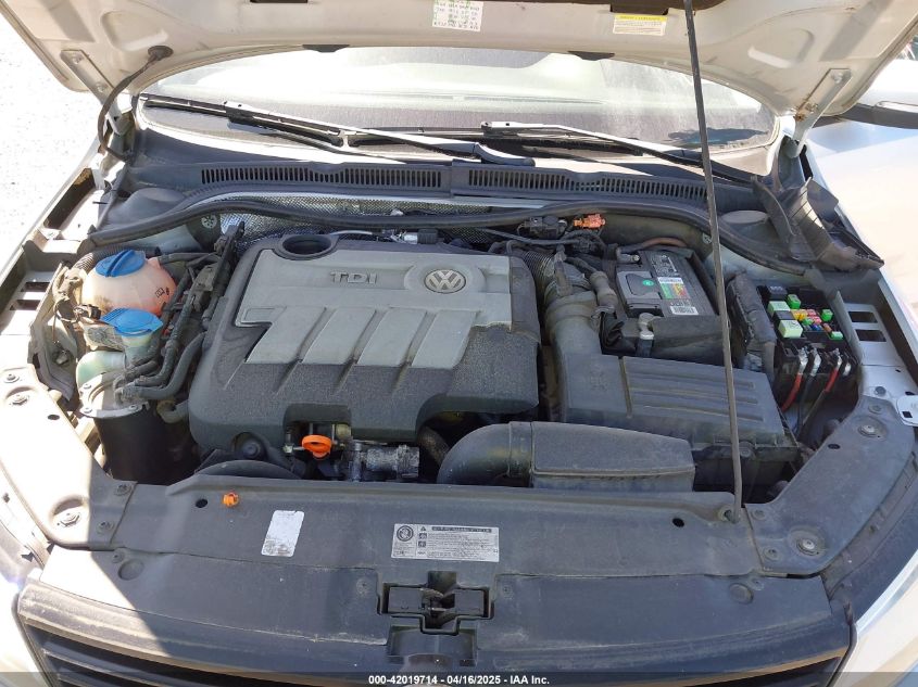 2012 Volkswagen Jetta 2.0L Tdi VIN: 3VWLL7AJ9CM014398 Lot: 42019714