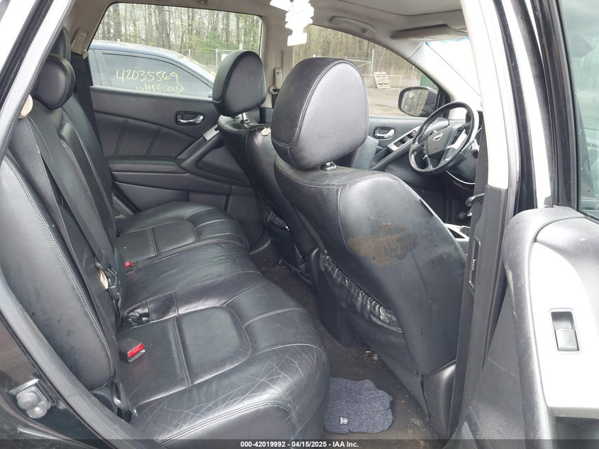 2012 NISSAN MURANO VIN: JN8AZ1MU5CW114658