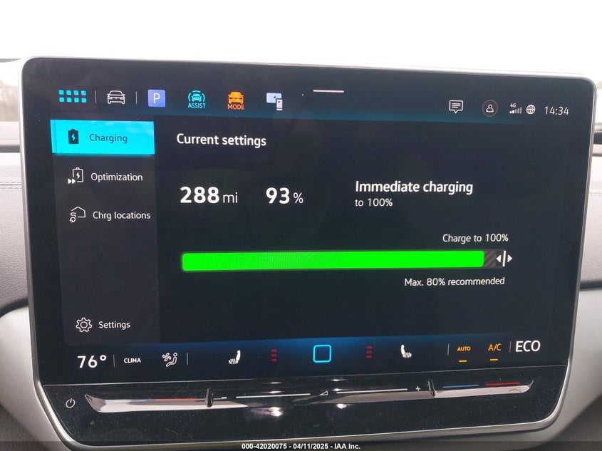 2024 Volkswagen Id.4 Awd Pro VIN: 1V2DSPE88RC002771 Lot: 42020075