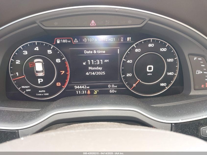 2019 Audi Q7 55 Premium VIN: WA1VAAF77KD033998 Lot: 42020215