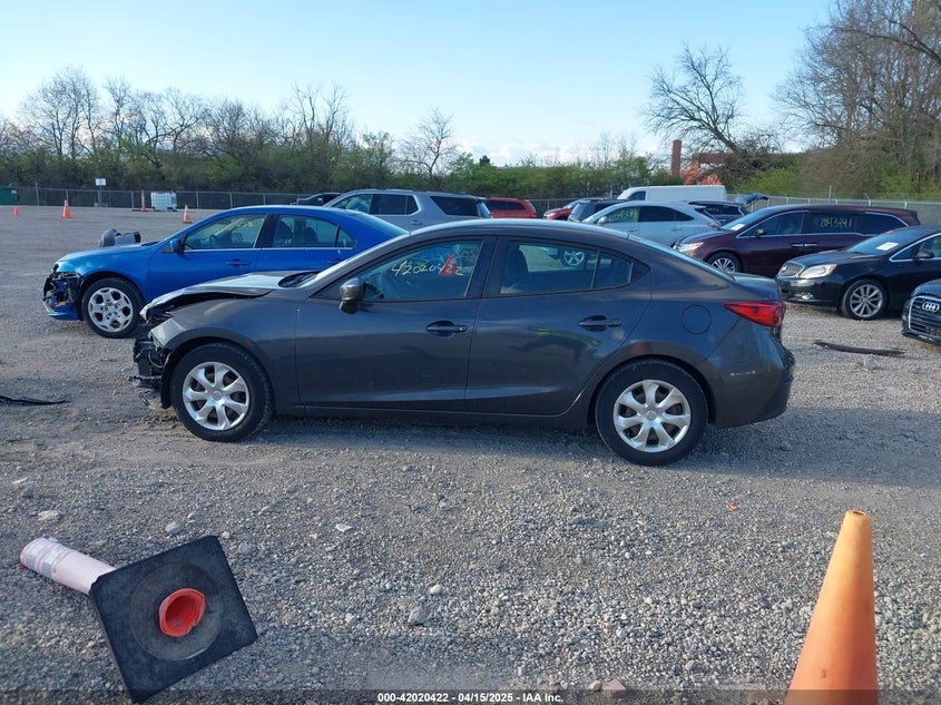 2015 MAZDA MAZDA3 VIN: 3MZBM1U7XFM223093