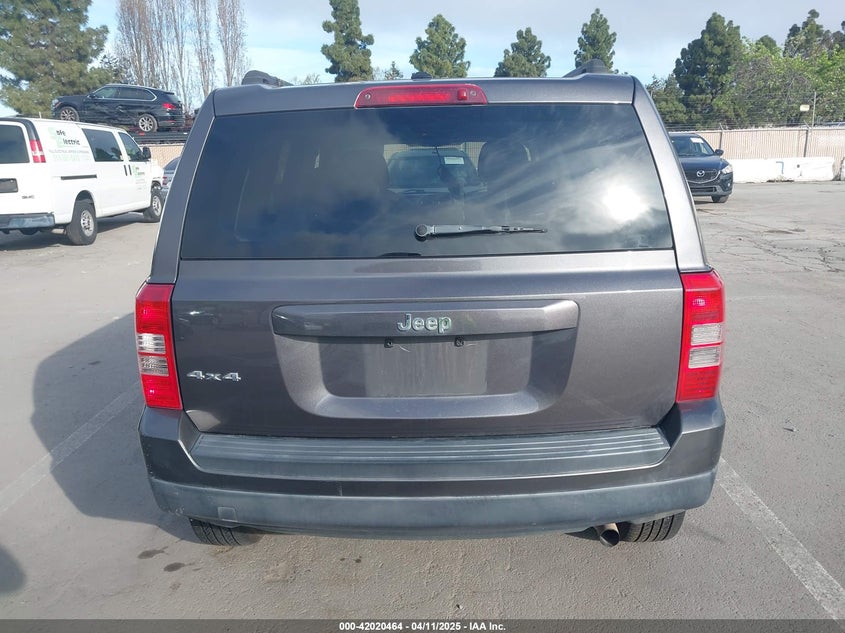 2016 JEEP PATRIOT VIN: 1C4NJRBB5GD546480