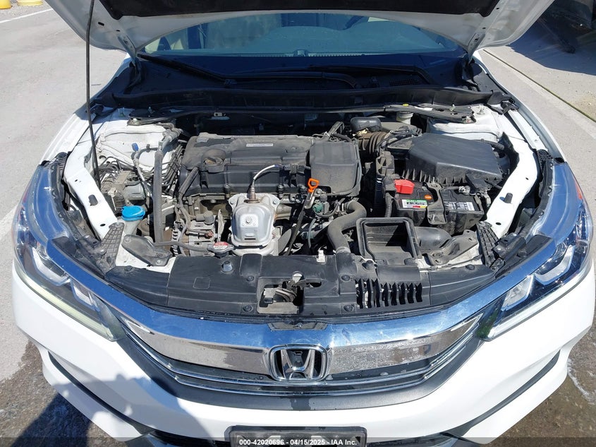 2016 HONDA ACCORD VIN: 1HGCR2F81GA178856