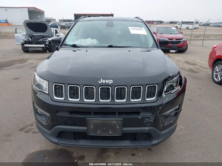 2018 Jeep Compass Latitude 4X4 VIN: 3C4NJDBB9JT202297 Lot: 42020996